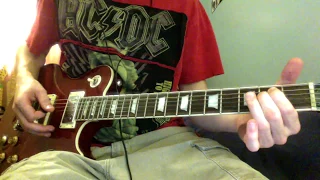 AC/DC - Dirty Deeds Done Dirt Cheap (Guitar Cover) [Old Video]