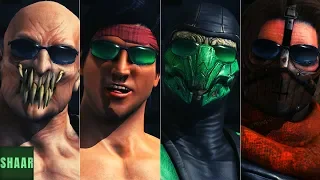 Mortal Kombat XL - All Characters Performs Johnny Cage's Intro (All Skins)