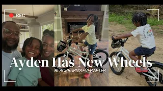 Weekly Vlog | Ayden got some new wheels (Costway Bike Review) | We saw a snake! #familyvlog #bike