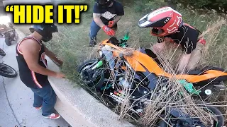 Crashed and Rushed To The Hospital - Bike Stranded On The Highway