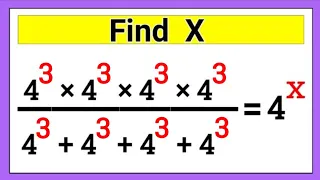 Nice Exponent Math Simplification |Find the value of X |Olympiad Math |Nitesh Eduworks