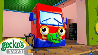 Rain Rain Go Away | Baby Truck | Gecko's Garage | Kids Songs