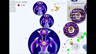 【Agar.io Mobile】超過密な養分bot鯖をペアで暴れてきた！with Sweet