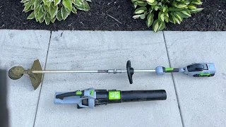 EGO String trimmer and 530CFM Blower Combo - PRODUCT REVIEW!