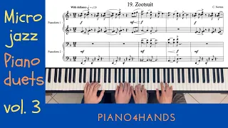 C. Norton - 19. Zootsuit - Microjazz Piano duets collection 3 for piano four hands (score)