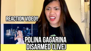 POLINA GAGARINA - Disarmed LIVE || REACTION VIDEO