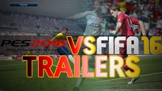 FIFA 16 VS PES 2016 TRAILERS MY OPINION BREAKDOWN