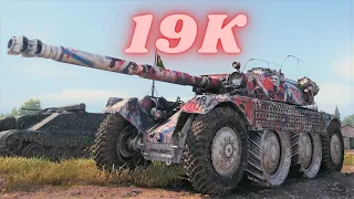 Panhard EBR 105 - 19K Spot + Damage  World of Tanks #WOT Tank Game