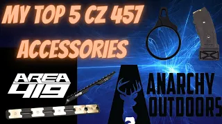 CZ 457 TOP 5 ACCESSORIES (BONUS SCOPE CAM)