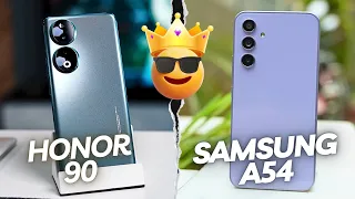 Samsung a54 vs Honor 90 || من هو ملك الفئه المتوسطة ؟