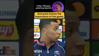 Kylian Mbappé speaking SPANISH - guess where he learned