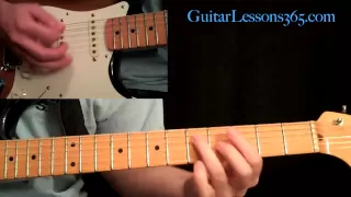 Rock This Town Guitar Lesson Pt.1 - Stray Cats - Intro & Verse