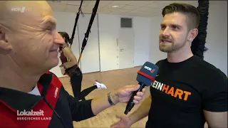 WDR Lokalzeit berichtet über den neuen Fitness Trend Bungee Fitness im Bergischen Land