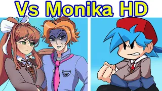 Friday Night Funkin' VS Monika HD Semana Completa + Escenas  "Semana 6"  Doki Doki Literature Club