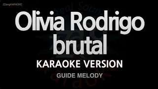 Olivia Rodrigo-brutal (Melody) (Karaoke Version)