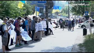 У Києві мітингувальники вимагали від суду повернути землі села Горенка в державну власність