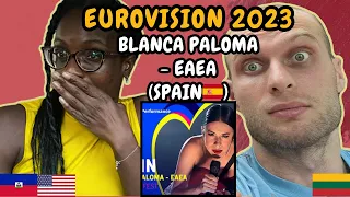 REACTION TO Blanca Paloma - Eaea (Spain 🇪🇸 Eurovision 2023) | FIRST TIME WATCHING