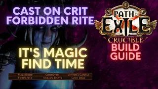 PoE 3.21-3.22: Magic Find Build Guide | CoC FR Mageblood version | 10 mil DPS