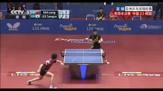 Ma Long vs Lee Sangsu (Asian Championships) 2017