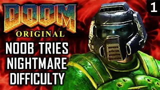 Doom Noob Tries Classic Doom on Nightmare Difficulty - PS4 Port - Part 1