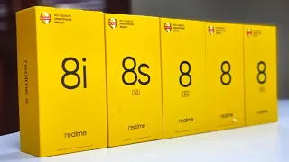 Every realme 8 Series - 8s 5G vs 8i vs 8 5G vs 8 vs 8 Pro !