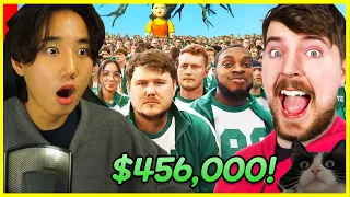 Korean reacts to "Mr.Beast-$456,000 Squid Game In Real Life!"