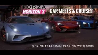 Forza Horizon 3 Car Meets & Cruises *OPEN LOBBY ONLINE FREEROAM*