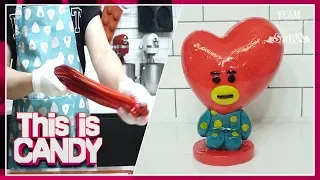 [Candy Making ASMR ] sugar slime TATA of BTS "V" making