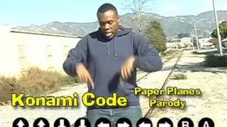 KONAMI CODE (Paper Planes Parody) : Black Nerd Music Video