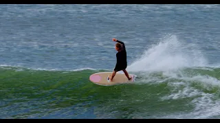 The Toe | Steph riding a toe through Coolangatta.