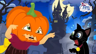 Татти и Мисифу отиват в къщата на приятелите си за Хелоуин 🎃🧛 Забавни детски приказки