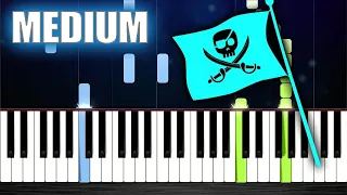 WELLERMAN - Piano Tutorial (MEDIUM) by PlutaX