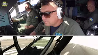 Antonov 22 FANTASTIC Abu Dhabi Landing Cockpit views with full ATC, MUST SEE!!! [AirClips]