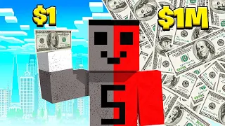 1 TL VS 1.000.000TL OTEL YAPI KAPIŞMASI !! - MINECRAFT