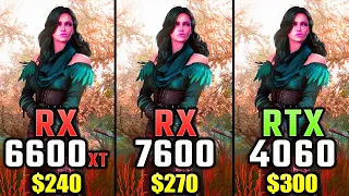 RX 6600 XT vs RX 7600 vs RTX 4060 - Which GPU is Better Value for Money?