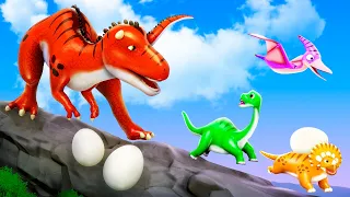 The Great Allosaurus Egg Robbery: Baby Dinos Strike Again! Funny Dinosaurs Comedy Cartoons