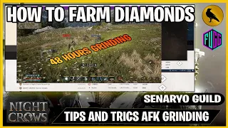 48 HOURS AFK DIAMONDS FARMING | TIPS AND TRICKS | NIGHT CROWS DAILY GRIND (ENG. SUB )