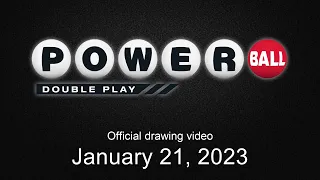 Powerball Double Play drawing for January 21, 2023