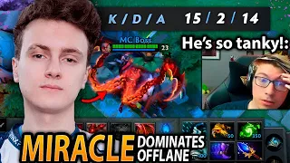 How MIRACLE dominates with PUDGE on STREAM MGod Offlane Practice