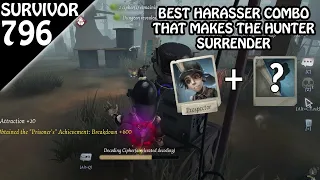 The Most Disgusting Harasser Combination in rank ... - Survivor Rank #796 (Identity v)