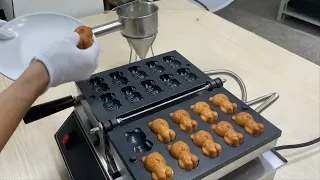10只小熊🐻🐻🐻 Ten Little Bears waffle maker cute can add filling