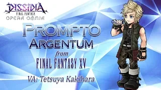 Промпто Аргентум из Final Fantasy XV для игры Dissidia Final Fantasy: Opera Omnia!