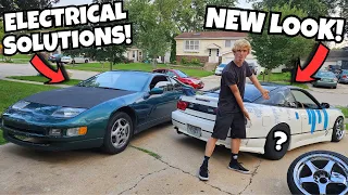 KA24de Swapped 300zx Wiring Conversion + 240sx New Wheels!