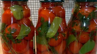 Самые вкусные! Сладкие маринованные помидоры - на зиму! Удачный рецепт!