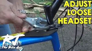 How To Repair Loose Threaded Headset/Fork Play