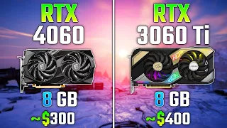 NVIDIA RTX 4060 vs RTX 3060 Ti | Test in 7 Games