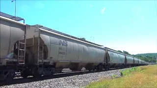 NS 55K on Track 1 at Rochester, PA  7/7/2018