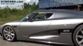 HD+ : Nissan GTR vs Koenigsegg CCR Evolution Race x 2 Races