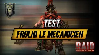 Test Frolni - Le Challenger de Taras ! - Raid Shadow Legends - Serveur Test