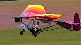 Weedhopper C model Ultralight with a 447 Rotax | Footage from 2001